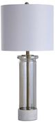 StyleCraft Royal Gate Marble Glass/Stone Table Lamp-0