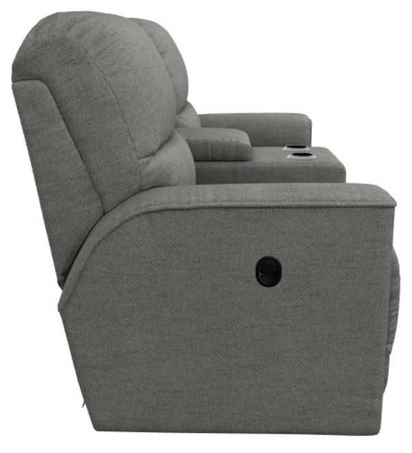 La-Z-Boy® Cade Ocean Manual Reclining Loveseat with Console-3