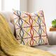 Surya Callie Burnt Orange 22"x22" Toss Pillow with Polyester Insert-2