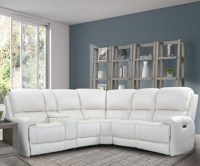 Parker House® Empire 6-Piece Verona Ivory Power Reclining Sectional-1