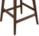 Armen Living Sadie Brown/Taupe Swivel Bar Stool-5