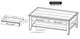 International Furniture Direct Dark Teak Stained Dark Cocktail Table-5