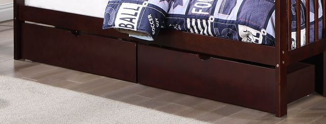 IFDC Espresso Youth Single/Single Bunk Bed-2