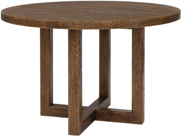Hooker® Furniture Driftwood Worn Saddle 48" Round Dining Table-0