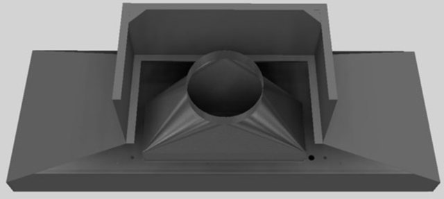 Vent-A-Hood® 66" Gunsmoke Euro-Style Wall Mounted Range Hood-2