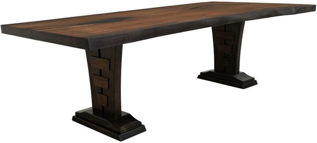 International Furniture Direct Forge Brown Dining Table-0