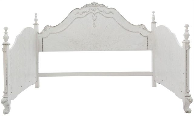 Mazin Furniture Cinderella Antique White/Gray Twin Youth Daybed-2