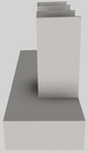 Vent-A-Hood® 60" Stainless Steel Contemporary Wall Mounted Range Hood-1