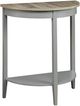 ACME Furniture Justino Natural Oak Top Console Table with Gray Frame-0