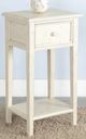 Sunny Designs™ White Sand Side Table with Drawer-2