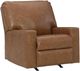 Signature Design by Ashley® Bolsena Caramel Manual Rocker Recliner-0