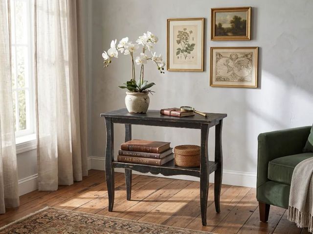 Sunny Designs™ Marina Black Sand Console Table-1