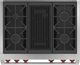 Wolf® 36" White Pro Style Dual Fuel Range-1