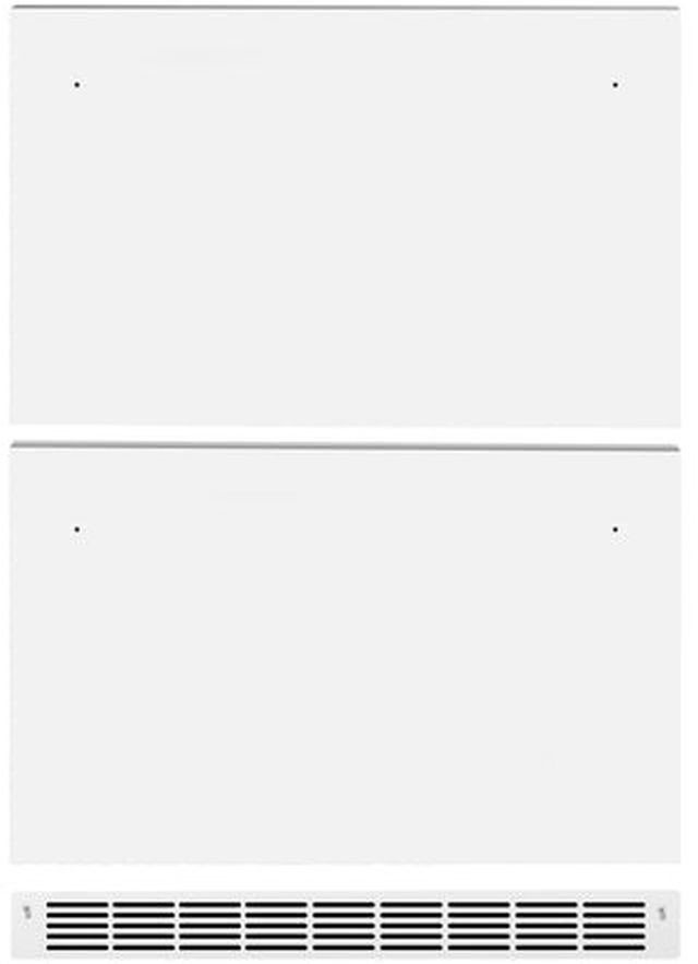ZLINE 24" White Matte Touchstone Refrigerator Drawer Panels-0