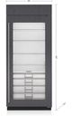 Sub-Zero® Classic Series 36" 22.9 Cu. Ft. Panel Ready Right Hinge Column Refrigerator with Standard Glass Door-1