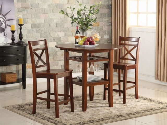 ACME Furniture Tartys 2-Piece Cherry Counter Chair Set-1