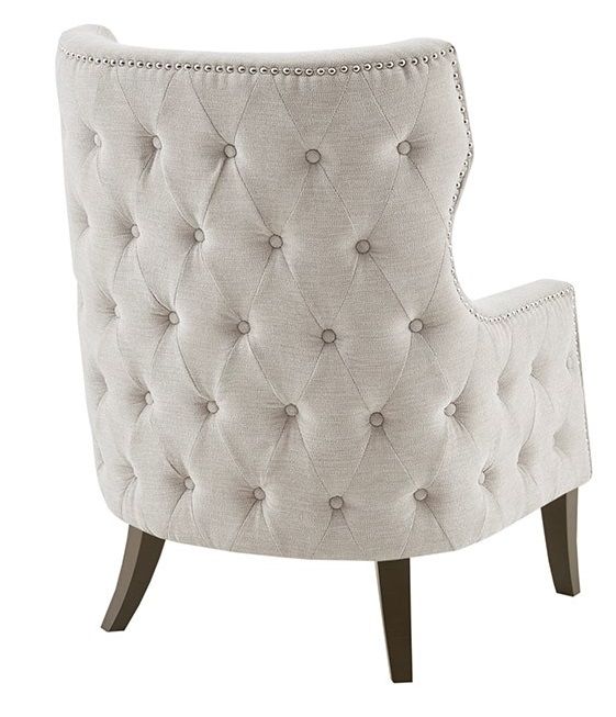 Olliix by Madison Park Light Taupe Corsica Accent Chair-2