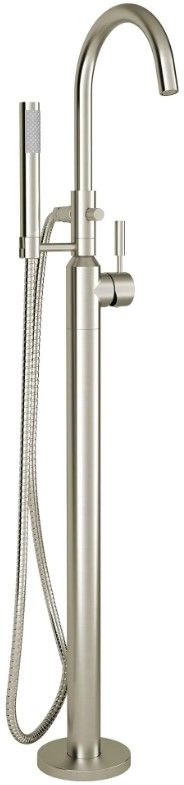 American Standard Colony® PRO Brushed Nickel Freestanding Bathtub Faucet with Lever Handle-0