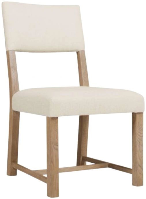 Hooker® Furniture Driftwood Buckboard/Lovegood Bisque Upholstered Side Chair-0