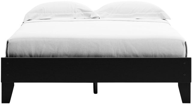 Signature Design by Ashley® Finch Black Queen Platform Bed-1