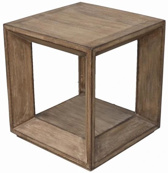 Nest Home Collections Luke Antique Natural End Table-0