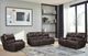 New Classic® Home Brookings Charcoal Power Reclining Sofa with Power Headrest and Footrest-1