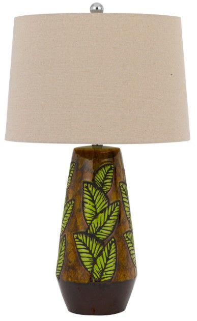 Cal® Lighting & Accessories Hanson Cocoa Table Lamp-0