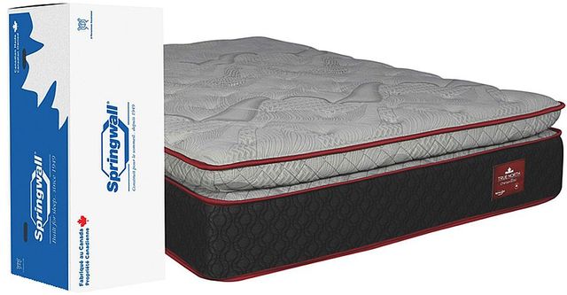 Springwall® True North Chiropractic® Laurentian 15" Wrapped Coil Ultra Plush Pillow Top Full Mattress in a Box-2