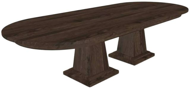 Mavin Customizable 48" x 96" Oval Dining Table-0