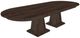 Mavin Customizable 48" x 96" Oval Dining Table-0