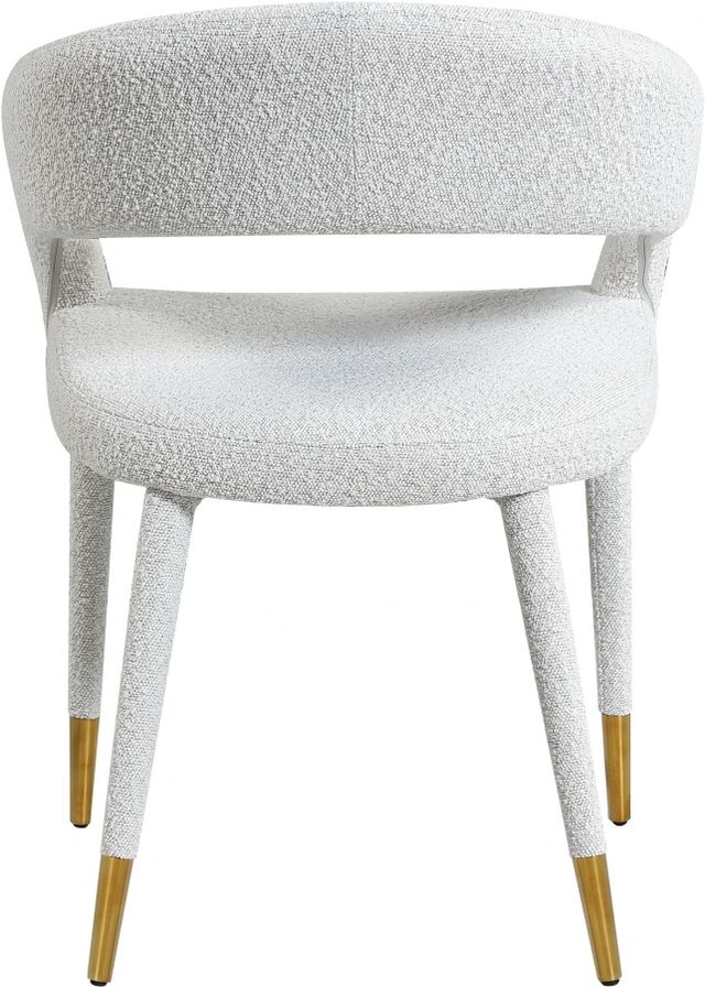 Meridian Furniture Destiny Cream Dining Arm Chair-3