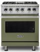 Viking® 5 Series 30" Cypress Green Pro Style Dual Fuel Natural Gas Range-0