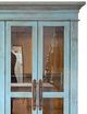 Million Dollar Rustic Antique Blue Accent Cabinet-1