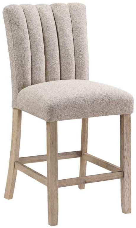 Global Furniture USA D8685 2-Piece Beige Bar Stool Set-2