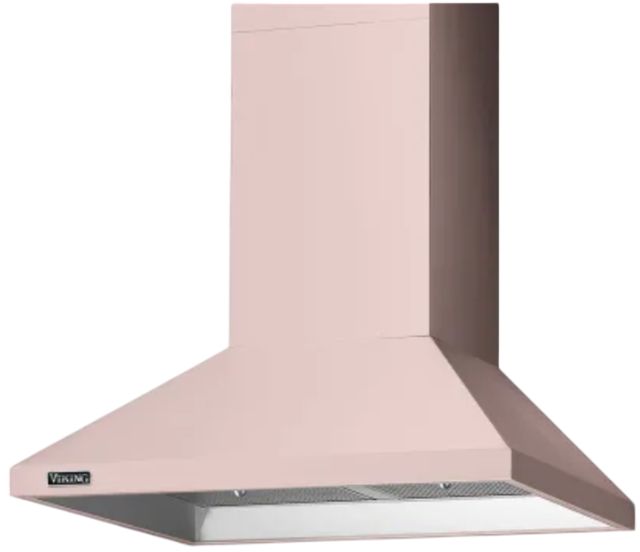 Viking® 3 Series 36" Blush Wide Chimney Wall Hood with Ventilator-0