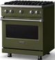 Viking® 5 Series 30" Martini Pro Style Gas (LP) Range with Polished Chrome Trim-2