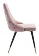 Zuo® Piccolo  Pink Dining Chair-2