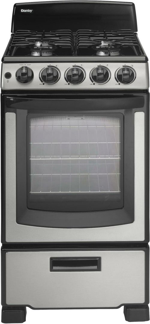 Danby® 20" Stainless Steel Freestanding Gas Range BlvdHome