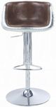 ACME Furniture Brancast Silver/Vintage Brown Adjustable Stool-3