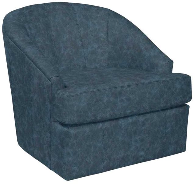 England Furniture Customizable Julien Leather Swivel Accent Chair-4