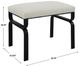 Uttermost® Diverge Black/White Small Bench-3