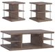 Liberty Furniture City Scape 3-Piece Burnished Beige Occassional Table Set-0