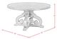 Elements International Stone White Round Dining Table-2