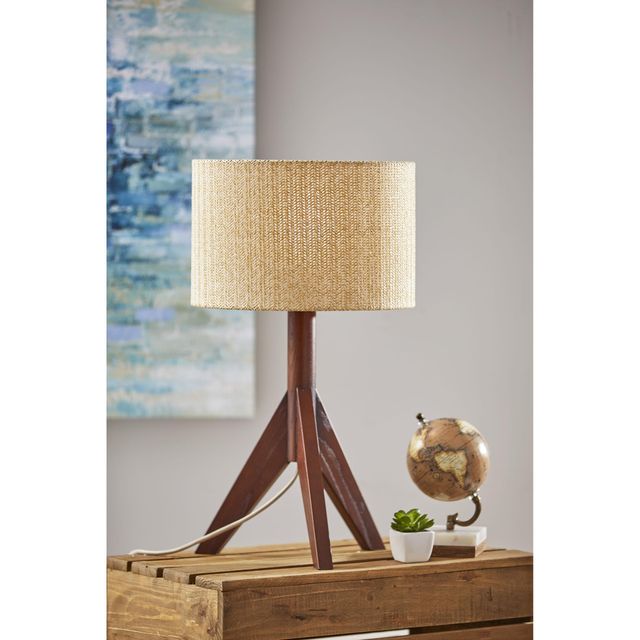 Adesso® Eden Walnut Table Lamp-1