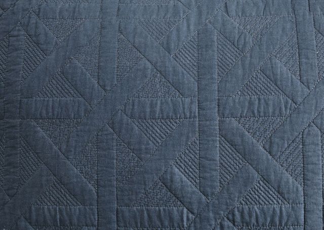 Signature Design by Ashley® Guslea Rainstorm Blue Queen Coverlet Set-1