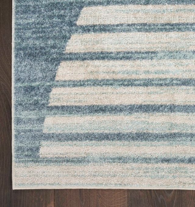 Nourison Home™ Astra Machine Washable Blue 5'x7' Area Rug-4