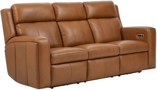 Flexsteel® Wyatt Canyon Brown Power Reclining Sofa with Power Headrests and Lumbar-0