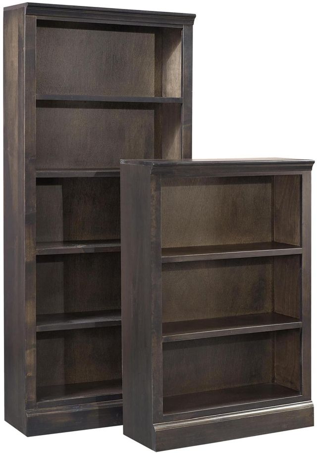 aspenhome® Churchill Ghost Black 48" Bookcase with 2 Fixed Shelves-0