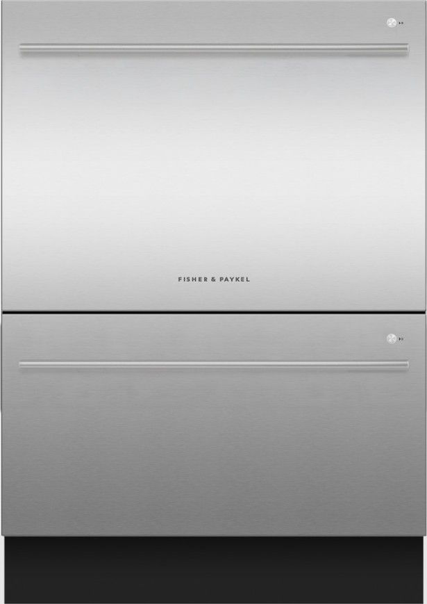 Fisher & Paykel Series 9 24” Stainless Steel Contemporary Tall Double DishDrawer™ dishwasher-0