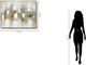 Classy Living Radiant Golden Haze Modern Blocks Wall Art-2